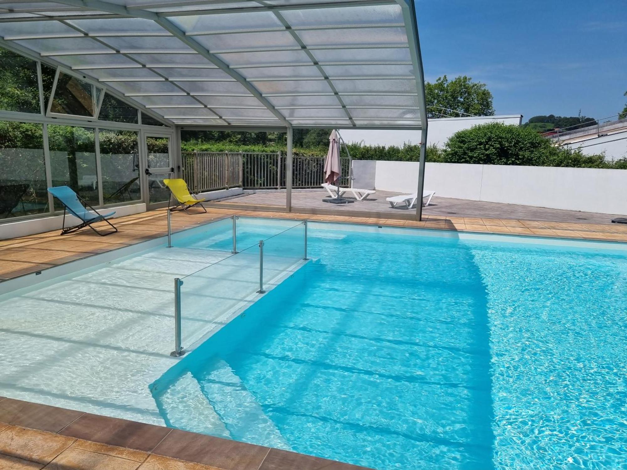 Chalet Etxetxoa, De 1 A 4 Personnes Avec Climatisation, Terrain Prive Et Piscine هاسبارن المظهر الخارجي الصورة